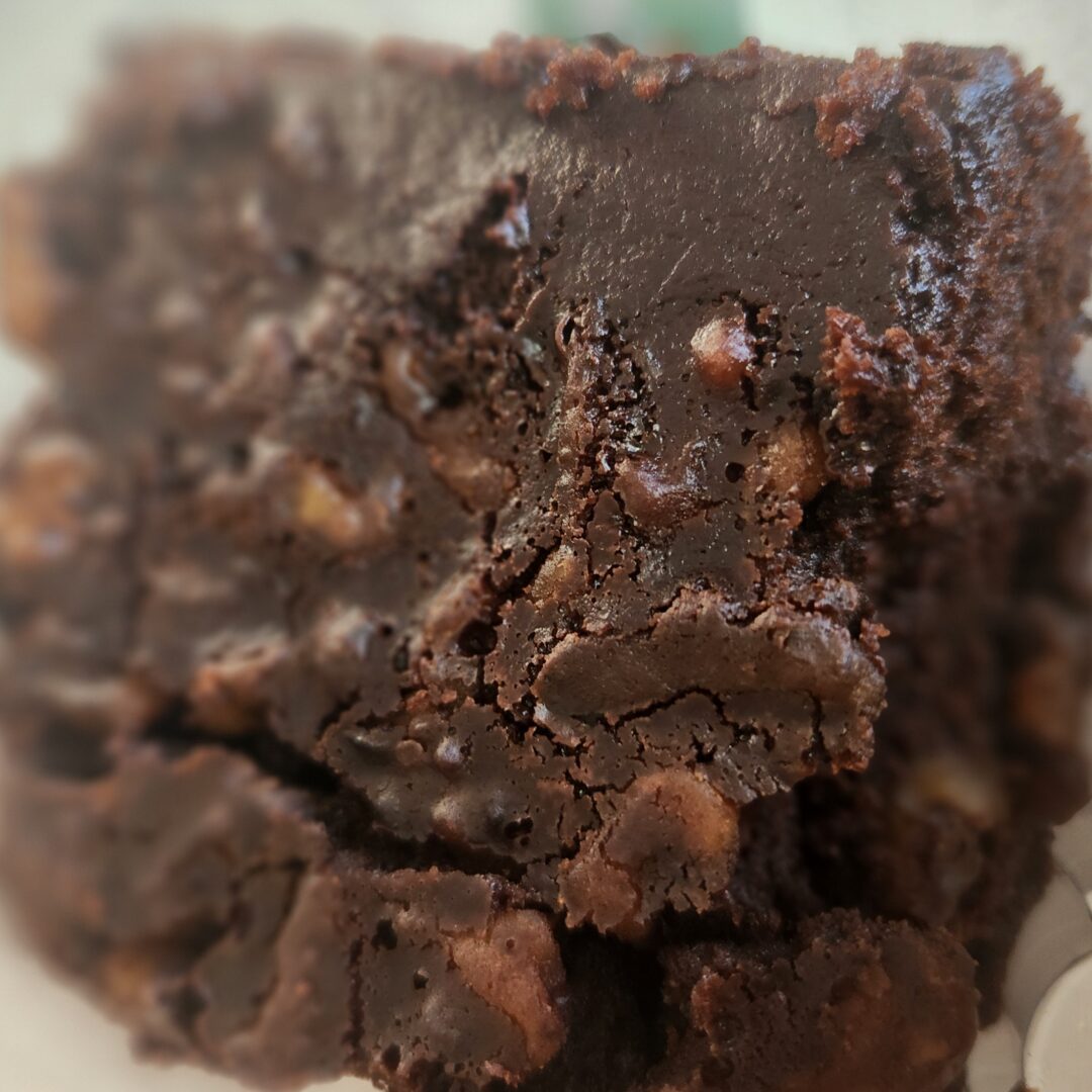 Regular Schmegular Brownie with Nuts