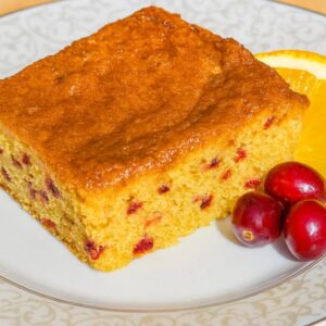 Cranberry Orange Blondie