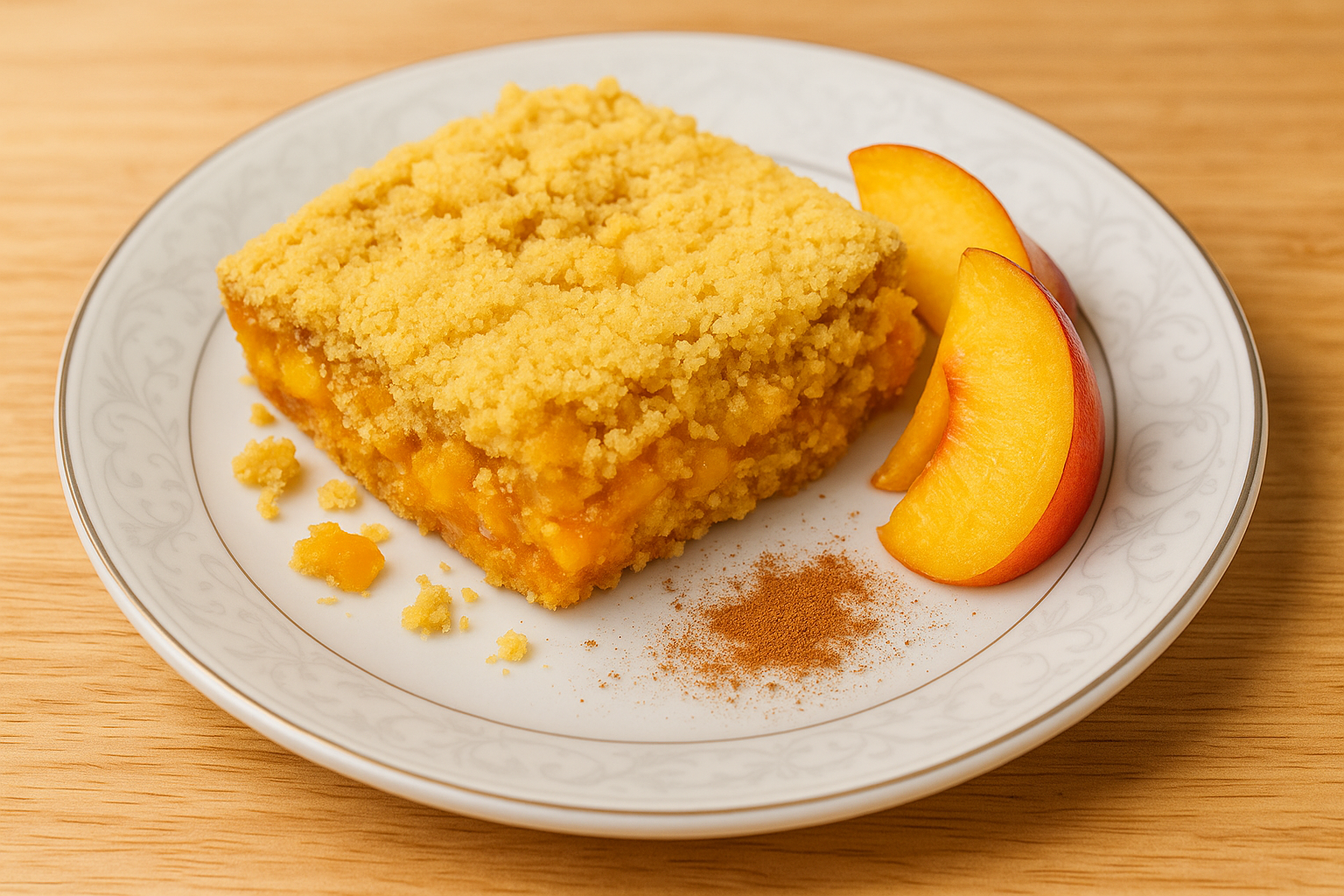 Peach Cobbler Crumble (1)