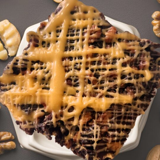 Caramel Ninja Turtle Brownie