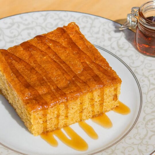 Maple Syrup Blondie