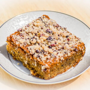 Blueberry Crumble Blondie