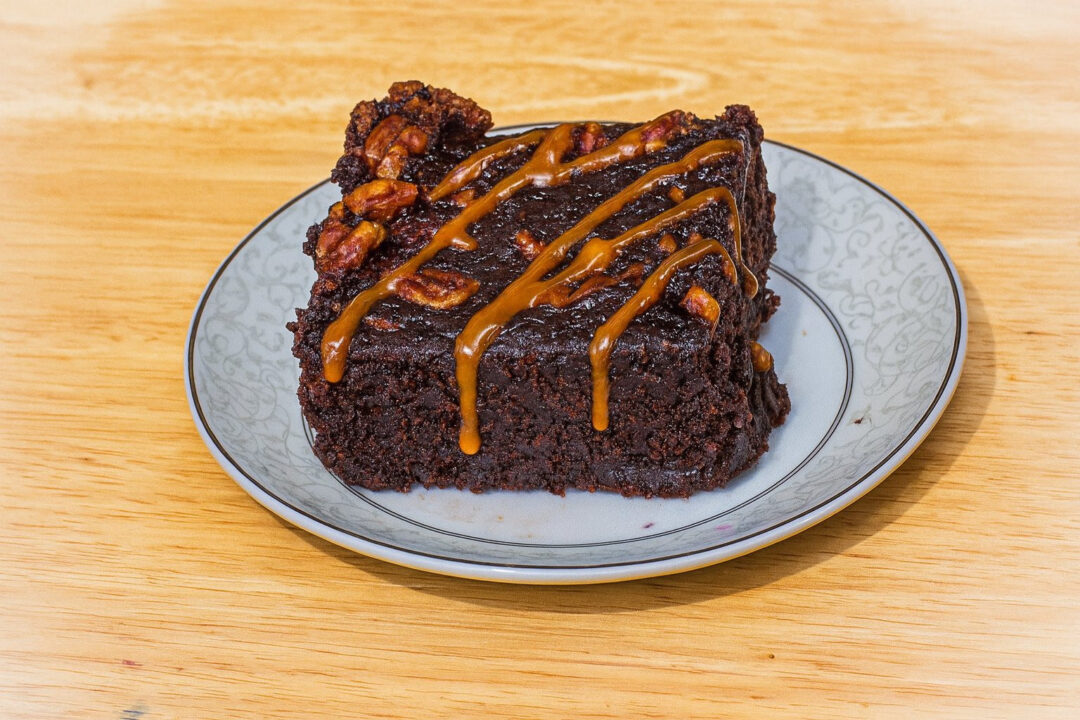 Caramel Ninja Turtle Brownie