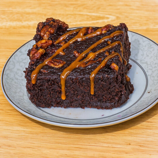 Caramel Ninja Turtle Brownie